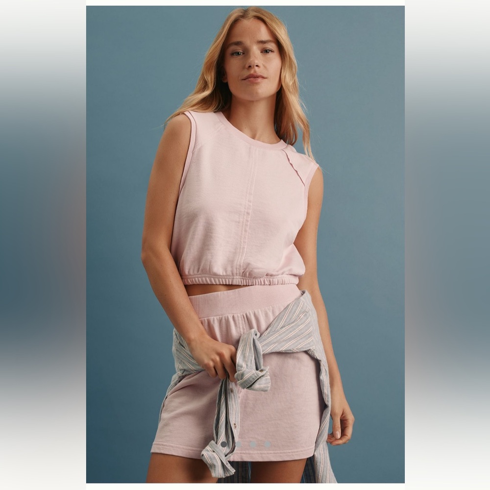 Anthropologie Daily Practice At Play skirt set